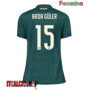 Real Madrid Arda Guler #15 Seconda Maglia Femmina 2026-27 Manica Corta